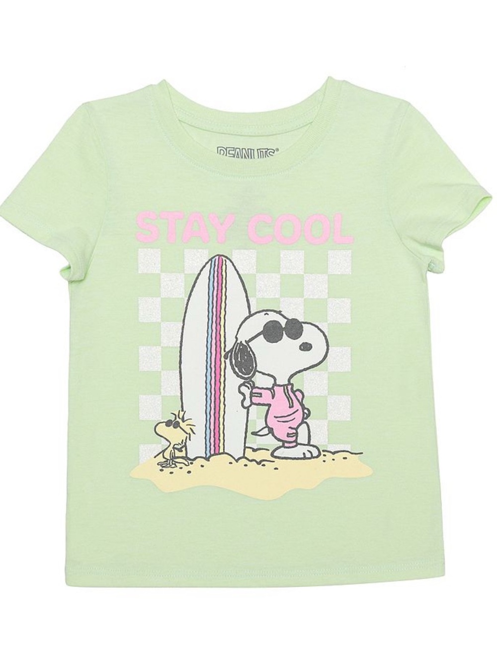 Peanuts 'Stay Cool' Snoopy Tee Light Green
